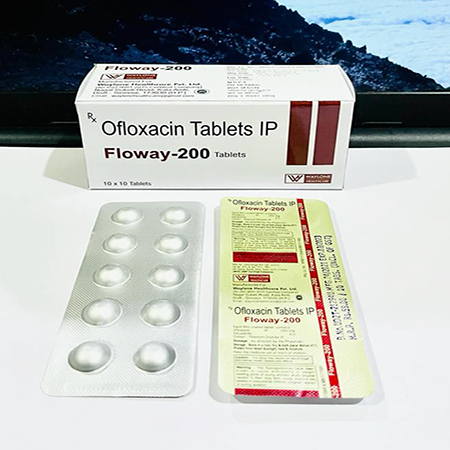 Product Name: Floway 200, Compositions of Floway 200 are Ofloxacin - Waylone Healthcare