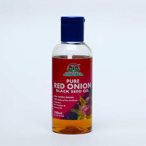 Product Name: Red onion black seed oil, Compositions of Red onion black seed oil are Ayurvedic Proprietary Medicine - Divyaveda Pharmacy