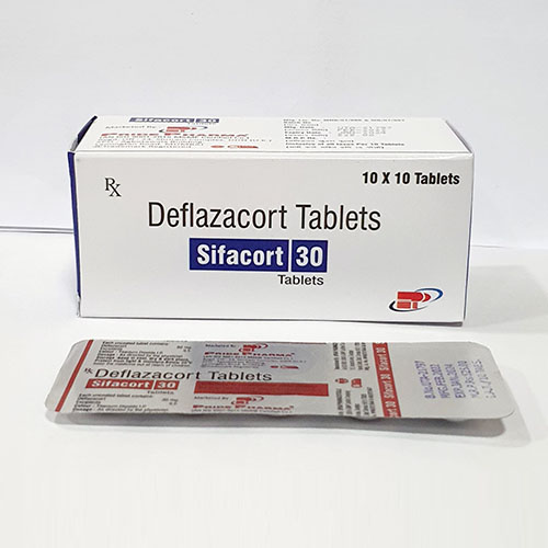 Product Name: Sifacort 30, Compositions of Sifacort 30 are Deflazacort Tablets  - Pride Pharma