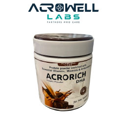 Product Name: Acrorich, Compositions of Acrorich are Protein Powder Enriched With Essential Vitamins , MInerals And Antioxidants - Acrowell Labs Private Limited