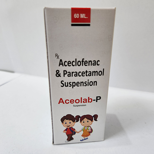 Product Name: Aceolab P, Compositions of Aceolab P are Aceclofenac & Paracetamol Suspension - Bkyula Biotech