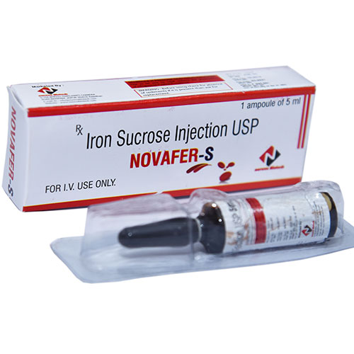 Product Name: Novafer S, Compositions of Novafer S are Iron Sucrose - Noreva Biotech