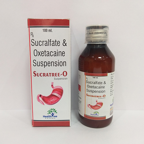 Product Name: Sucratree O, Compositions of Sucratree O are Sucralfate & Oxetacaine Suspension - Healthtree Pharma (India) Private Limited