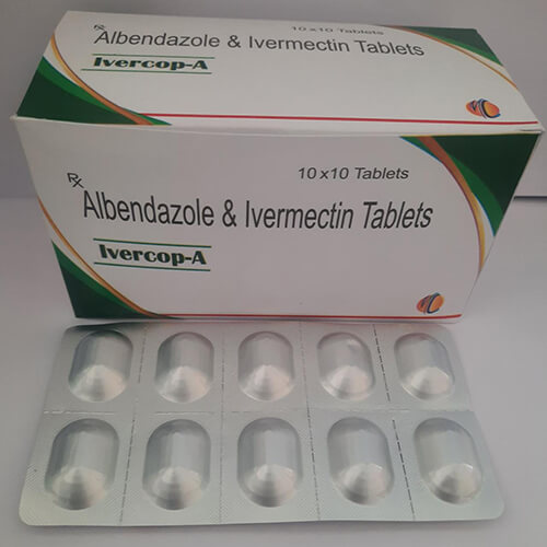 Product Name: Ivercop A, Compositions of Ivercop A are Albendazole & Ivermectin Tablets - Macro Labs Pvt Ltd