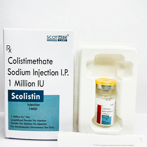 Product Name: Scolistin, Compositions of Scolistin are Colistimethate Sodium - Maxsquare Healthcare