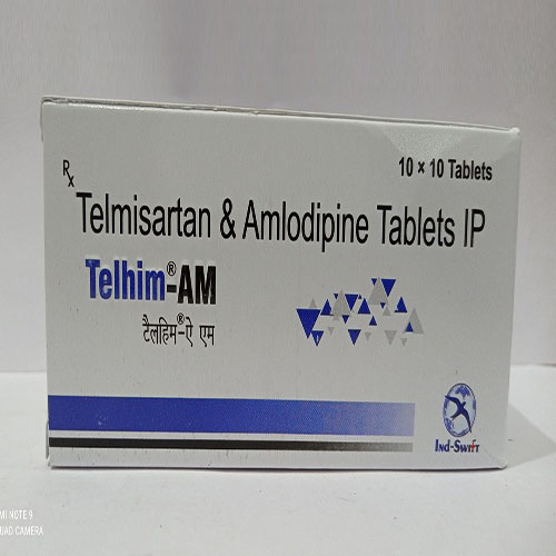 Product Name: Telhim AM, Compositions of Telhim AM are Telmisartan & Amplodine Tablets IP - Yazur Life Sciences