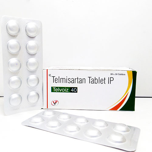 Product Name: Telvoiz 40, Compositions of Telvoiz 40 are ELMISARTAN 40MG - Voizmed Pharma Private Limited