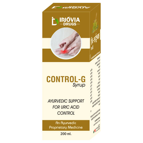 Product Name: Control G, Compositions of Control G are Ayurvedic Support for Uric Acid Control - Innovia Drugs