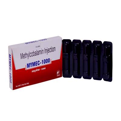 Product Name: Myme 1000, Compositions of Myme 1000 are Methylcolbalamin Injection - ISKON REMEDIES