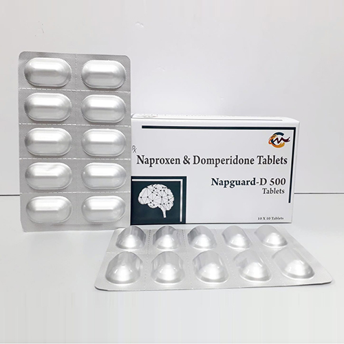 Product Name: Napguard D 500, Compositions of Naproxen & Domperidone Tablets are Naproxen & Domperidone Tablets - Cardimind Pharmaceuticals