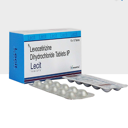 Product Name: LECIT, Compositions of LECIT are Levocetrizine Dihydrochloride Tablets IP - Mediquest Inc