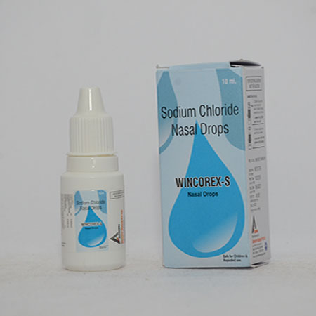 Product Name: WINCOREX S, Compositions of WINCOREX S are Sodium  Chloride Nasal Drops - Alencure Biotech Pvt Ltd