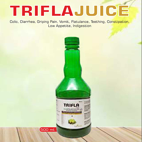 Product Name: Trifla juice, Compositions of Trifla juice are Colic ,Diarrhea,Griping Pain,Vomit,Flatulance,Teething,Constipation,Low Appetite,Indigestion - Pharma Drugs and Chemicals