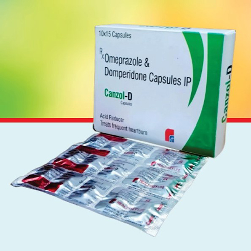 Product Name: Canzol D, Compositions of Canzol D are Omeprazole & Domperidone Capsules IP - Healthkey Life Science Private Limited