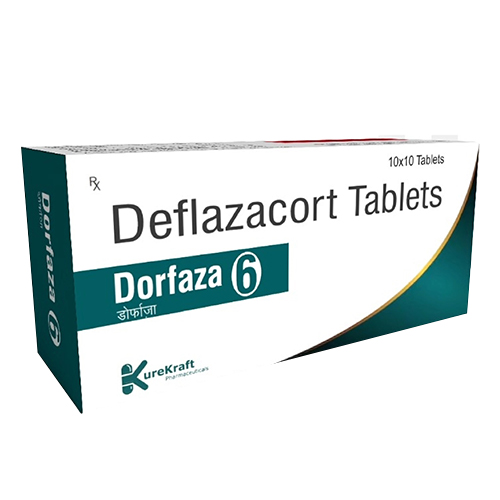 Product Name: Dorfaza6, Compositions of Dorfaza6 are Deflazacort Tablets - KureKraft Pharmaceuticals