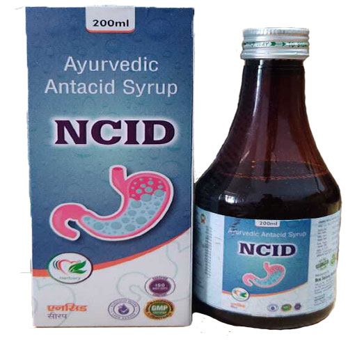 Product Name: NCID, Compositions of NCID are Ayurvedic Antacid - New Salasar Herbotech