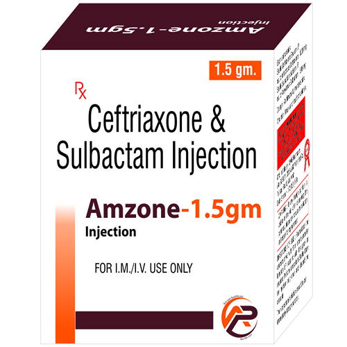 Product Name: Amzone 1 gm , Compositions of Amzone 1 gm  are Ceftriaxone & sulbactom For Injection - Ambrosia Pharma