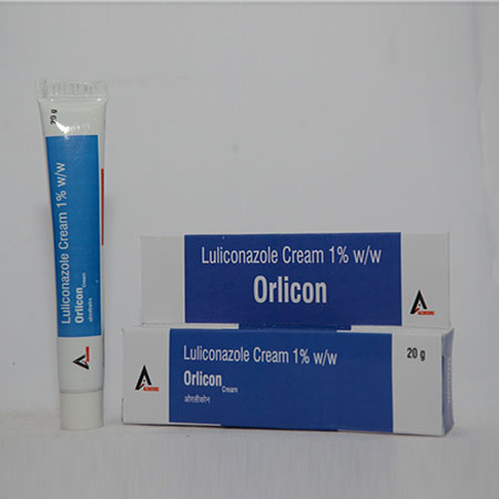 Product Name: ORLICON, Compositions of ORLICON are Luliconazole Cream 1% w/w - Alencure Biotech Pvt Ltd