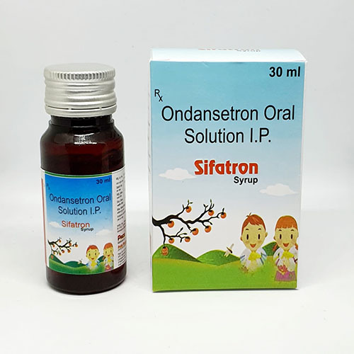 Product Name: Sifatron, Compositions of Sifatron are Ondansetron Oral Solution IP - Pride Pharma