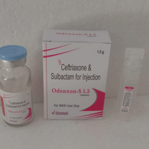 Product Name: Odenxon S 1.5, Compositions of Odenxon S 1.5 are ceftiaxone & Sulbactam - Denmed Pharmaceutical