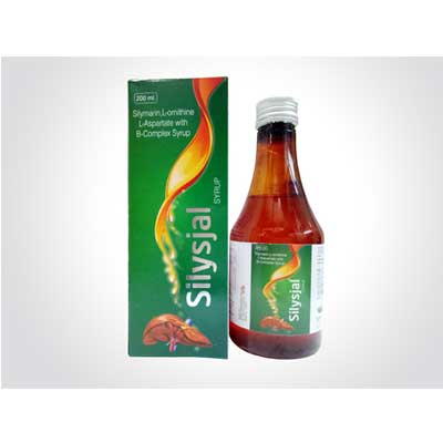 Product Name: SILYSJAL, Compositions of SILYSJAL are Paracetamol syrup - Alardius Healthcare