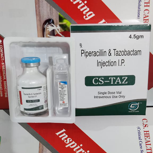Product Name: CS TAZ, Compositions of CS TAZ are Piperacillin and Tazobactam Injection i.p. - C.S Healthcare