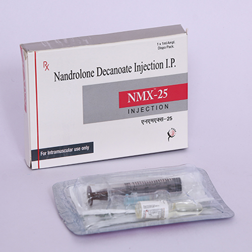 Product Name: NMX 25, Compositions of NMX 25 are Nandrolone Decanoate Injection IP - Biomax Biotechnics Pvt. Ltd