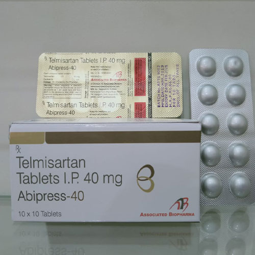 Product Name: Abipress 40, Compositions of Abipress 40 are Telmisartan - Associated Biopharma