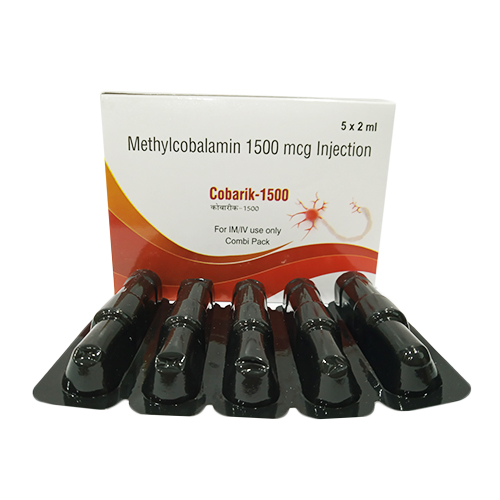 Product Name: Cobarik 1500, Compositions of Cobarik 1500 are Methylcobalamin 1500 mcg Injection - Erika Remedies
