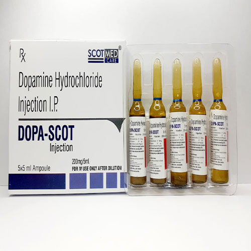 Product Name: Dopa Scot, Compositions of Dopa Scot are Dopamine Hydrochloride - Maxsquare Healthcare