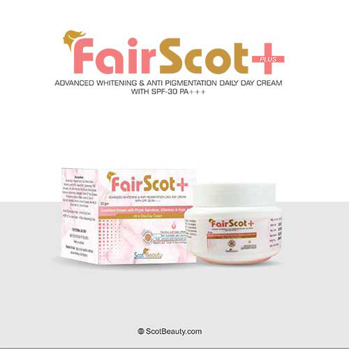 Product Name: Fairscot, Compositions of Fairscot are Advanced Whitening & Anti Pigmentation Daily Day Cream withy Spf 30 PA+++ - Pharma Drugs and Chemicals