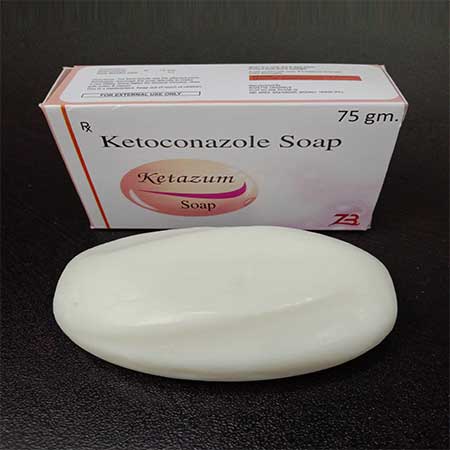 Product Name: Ketazum, Compositions of Ketazum are Ketoconazole Soap - Zumax Biocare
