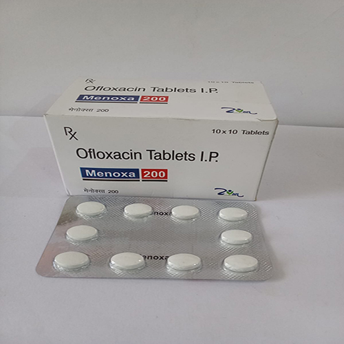 Product Name: Menoxa   200, Compositions of Menoxa   200 are Ofloxacin  Tablets IP - Arlig Pharma