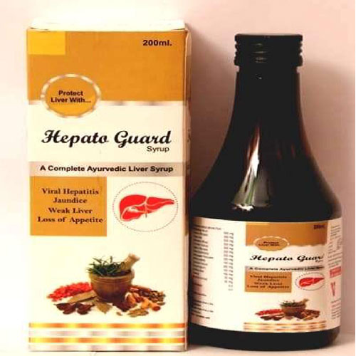 Product Name: Hepato Guard, Compositions of are LIVER SYRUP - Venix Global Care Private Limited