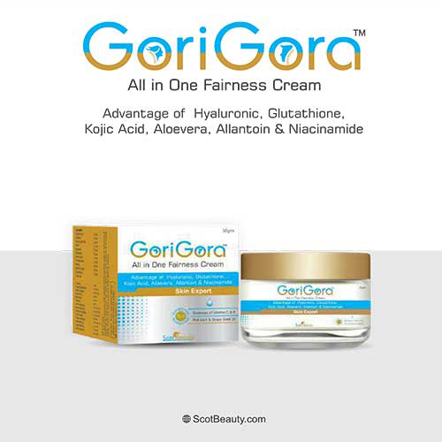 Product Name: Gori Gora, Compositions of Gori Gora are All in One Fairness Cream - Pharma Drugs and Chemicals