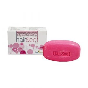 Product Name: HairScot, Compositions of HairScot are Metroconazole,Zinc,Pyritone & Glycereine Madicated Soap - Pharma Drugs and Chemicals