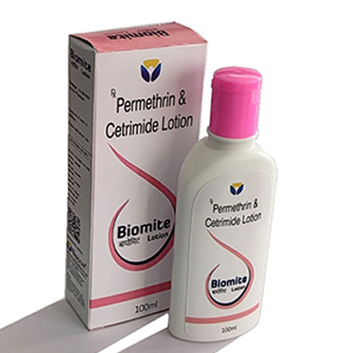 Product Name: Biomite , Compositions of Biomite  are Permethrin And Cetrimide Lotion - Biocruz Pharmaceuticals Private Limited