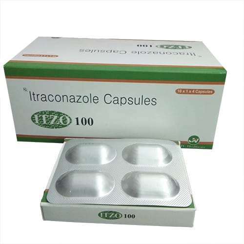 Product Name: ITZO 200 Capsules, Compositions of are Itraconazole Capsules 200mg - JV Healthcare