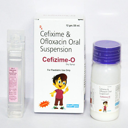 Product Name: CEFIZIME O, Compositions of CEFIZIME O are Cefixime & Ofloxacin Oral Suspension - Bluepipes Healthcare