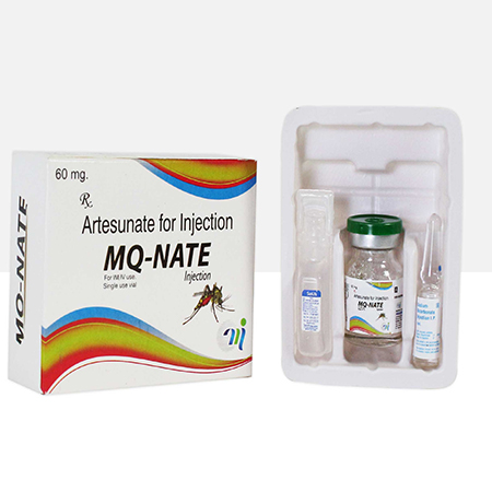 Product Name: MQ NATE, Compositions of MQ NATE are Artesunate for Injection - Mediquest Inc
