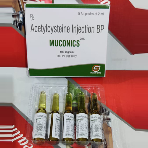 Product Name: MUCONICS, Compositions of MUCONICS are Acetylcysteine Injection BP - C.S Healthcare