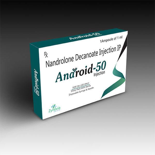 Product Name: Anaroid 50, Compositions of Anaroid 50 are Nandrolone Decanoate Injection IP - Zynovia Lifecare