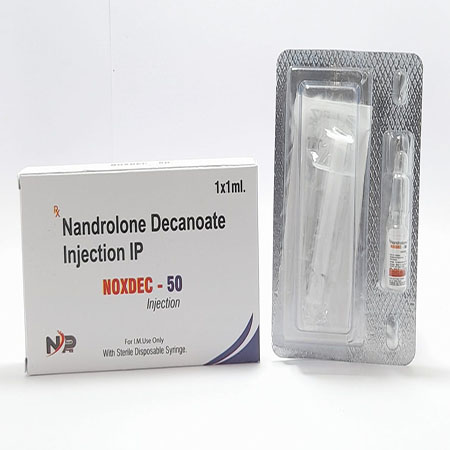 Product Name: Noxdec 50, Compositions of Noxdec 50 are Nandrolone Decanoate Injection IP - Noxxon Pharmaceuticals Private Limited