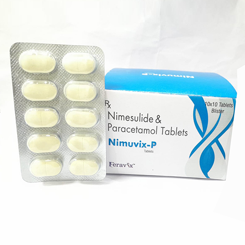 Product Name: Nimuvix P, Compositions of are Nimusilide & Paracetanol Tablets - Feravix Lifesciences