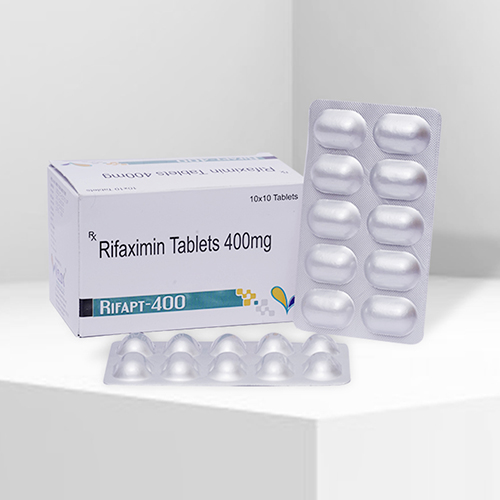 Product Name: Rifapt 400, Compositions of Rifapt 400 are Rifaximin Tablets 400 mg - Velox Biologics Private Limited