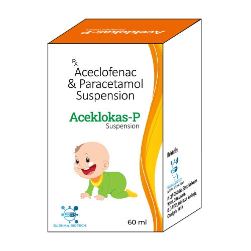 Product Name: Acekloka P, Compositions of Acekloka P are Aceclofenac &  Paracetamol - Sushma Biotech