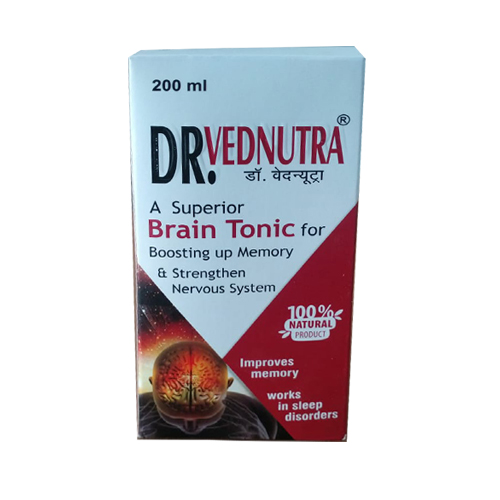 Product Name: Dr Vednutra, Compositions of Dr Vednutra are A Superior Brain Tonic For Boosting up Memory & Strengthen Nervous System - Jonathan Formulations