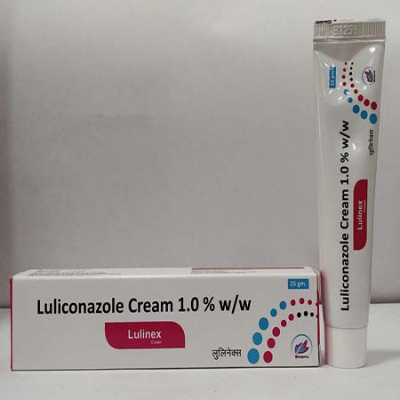 Product Name: Lulinex, Compositions of Lulinex are Luliconazole Cream 1.0 w/w - Biotanic Pharmaceuticals