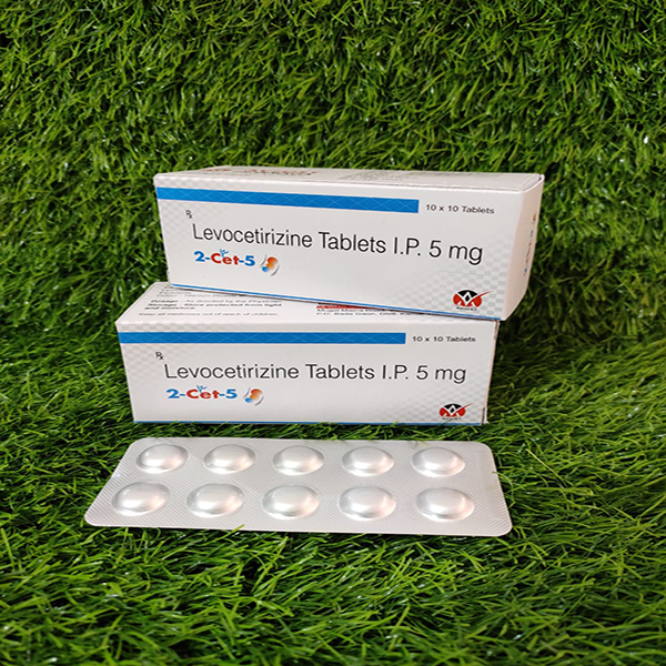 Product Name: 2 Cet 5, Compositions of 2 Cet 5 are Levocetirizine  Tablets Ip 5 mg - Anista Healthcare