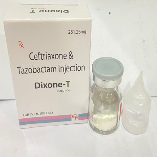 Product Name: Dixone T, Compositions of Dixone T are Ceftriaxone and Tazobactam Injection - Disan Pharma